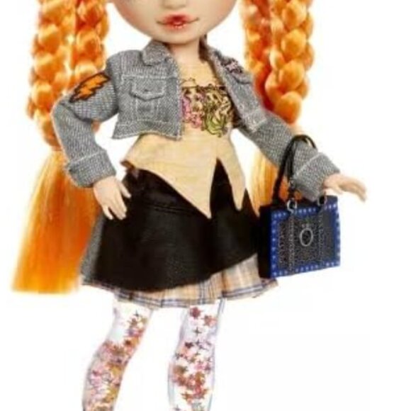 Rainbow High Sparkle And Shine Clementine 11" Doll Liquid Sparkles Legs Orange - Picture 7 of 11